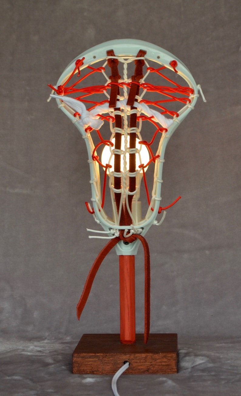 LaxLight\u00ae University of Alabama bedroom Lacrosse lamp by Blackfeet Lacrosse