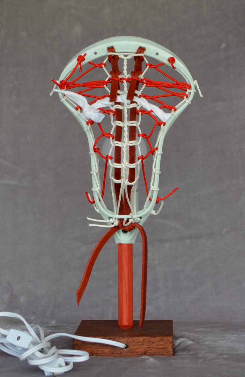 LaxLight\u00ae University of Alabama bedroom Lacrosse lamp by Blackfeet Lacrosse