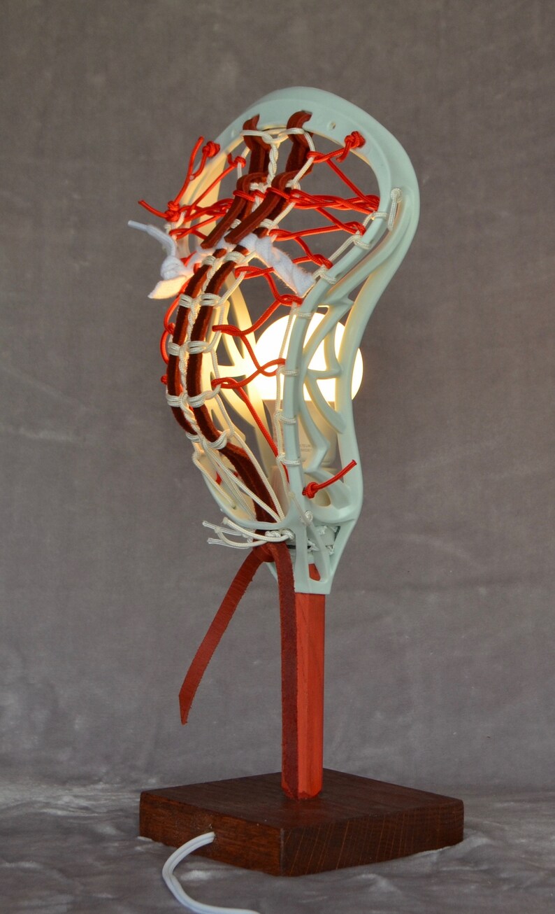 LaxLight\u00ae University of Alabama bedroom Lacrosse lamp by Blackfeet Lacrosse