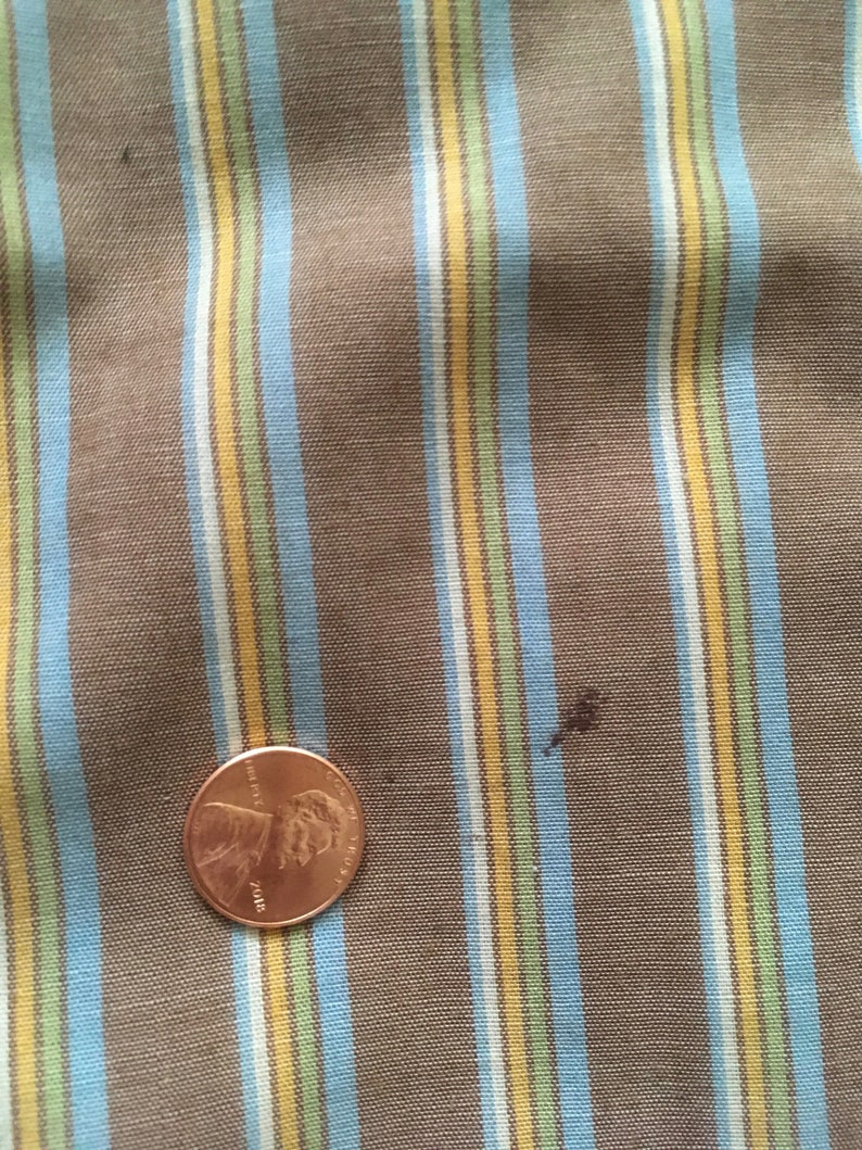 Vintage 60s Brown Striped Short Sleeve Shirt Large Extra Large Vintage Cranbrook
