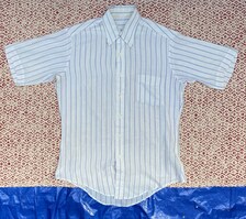 Classic shirt for men with blue stripes - Càrrel