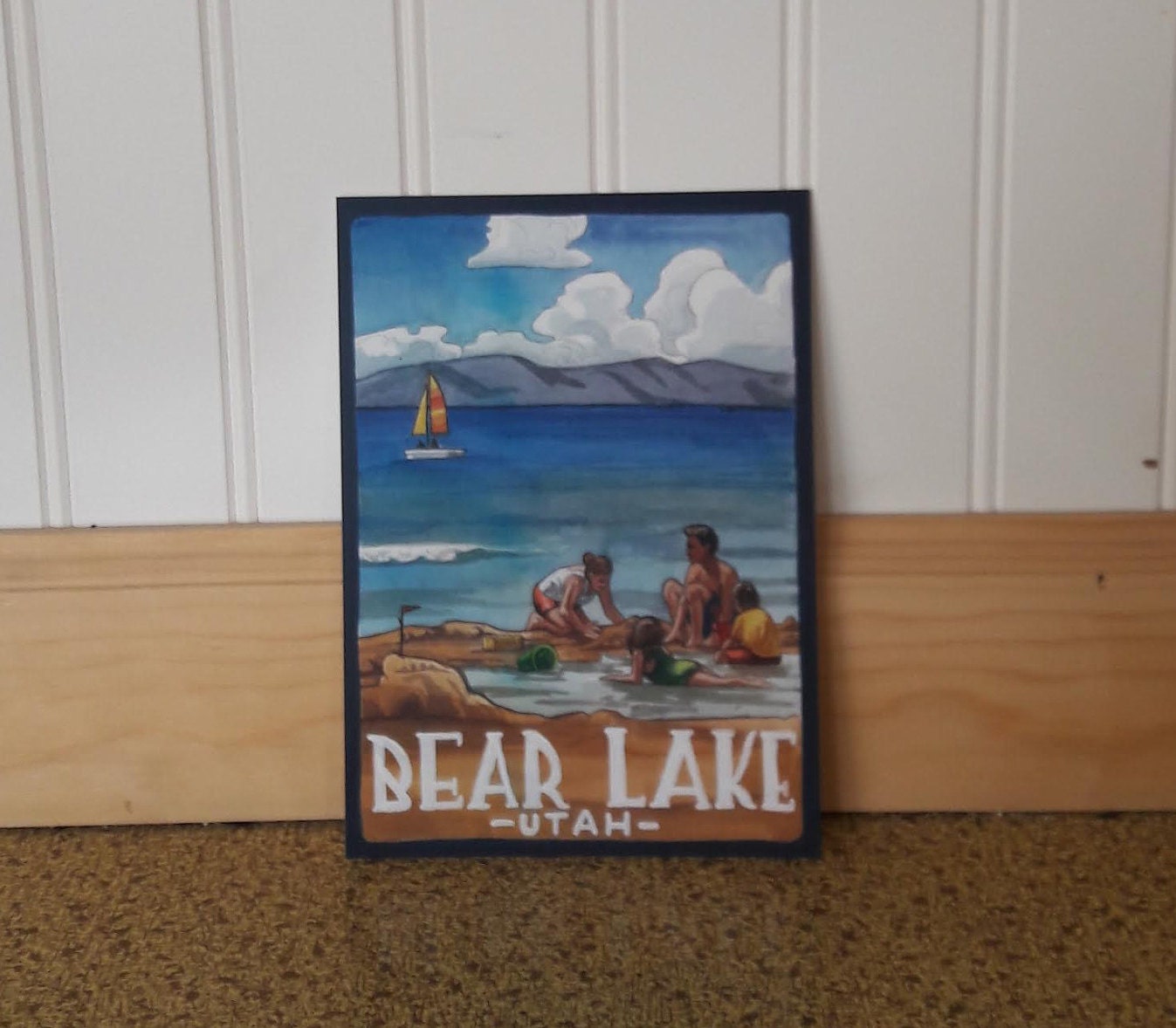 Bear Lake Travel Poster/ Postcard | Etsy