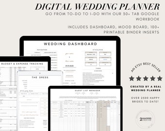 Wedding Planner digitale/Modello di pianificazione del matrimonio su Google Sheet/Libro del Wedding Planner/Lista di controllo per la pianificazione del matrimonio con regalo di fidanzamento