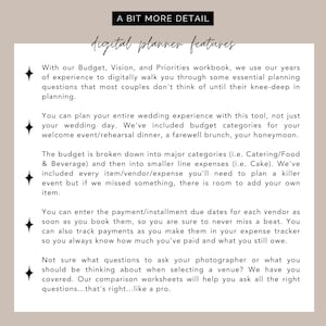 THE PRO Digital Wedding Planner All-In-One Wedding Planning Template Wedding Budget Wedding Checklist Google Sheet Modern Love Theme image 6