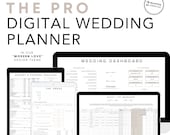 Wedding Planning Spreadsheet - Google Sheets Template | Budget Tracker, Checklist, Seating Chart, Timeline, Tips | Digital Planner
