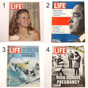 1971 Life Magazines - Collectible Ads, News, Sports, & Retro Fashion - Vintage Life Magazines from 1971 sold individually