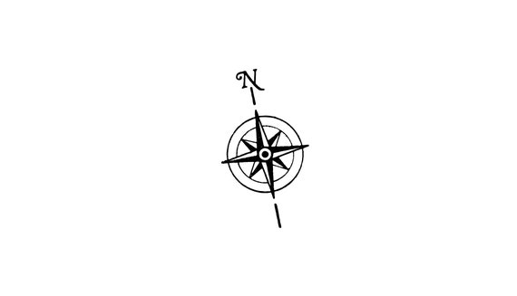 Digital Svg Png Compass Navigation North Direction Compass Etsy