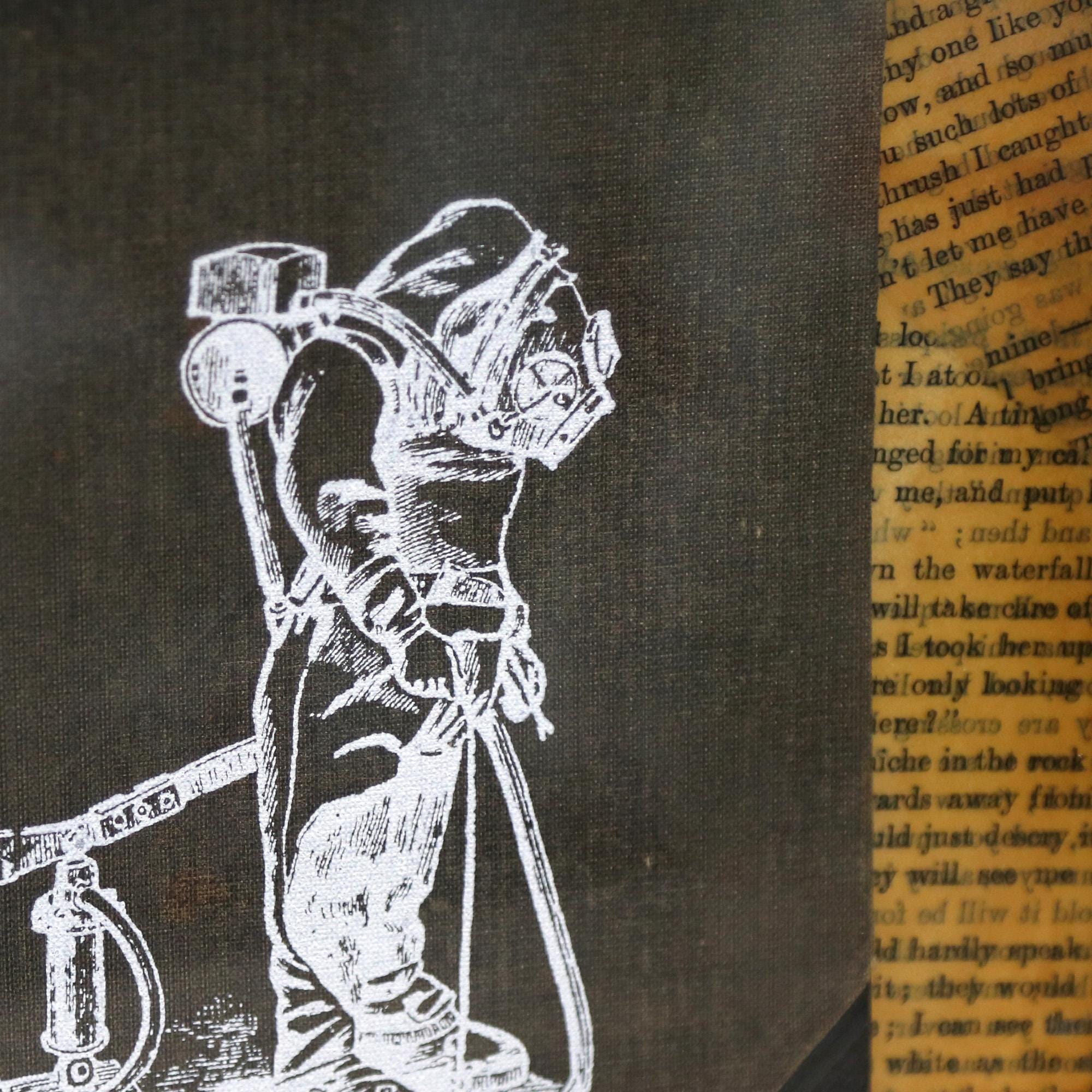 Vintage Deep Sea Diver Shadow Box Art – Nautical Steampunk Decor ...