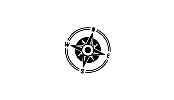 Digital Svg Png Compass Navigation North Direction Compass Etsy
