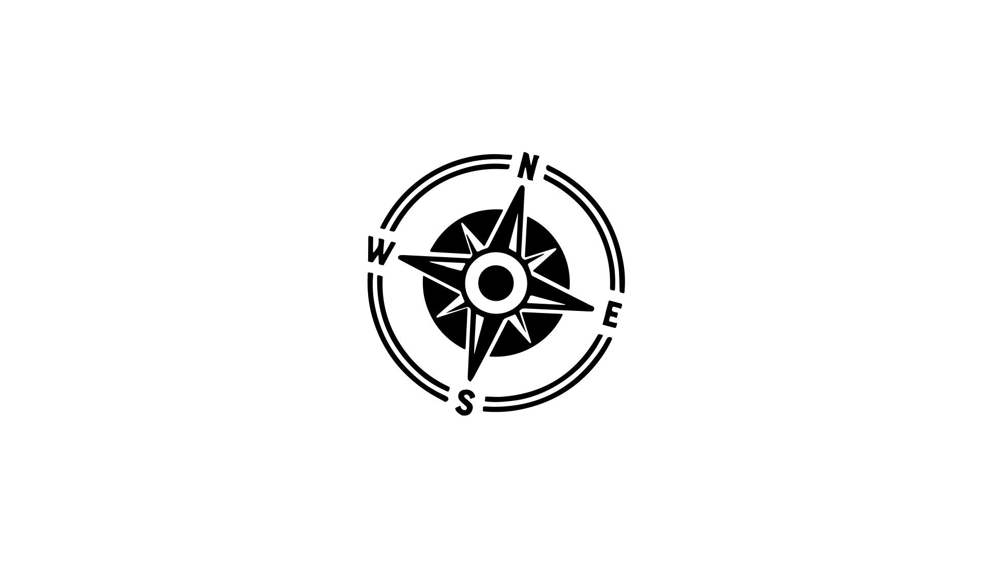 Simple Compass Rose Vector