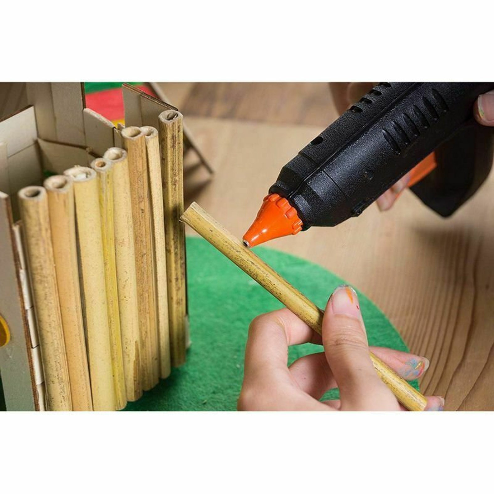 100 Pack Natural Bamboo Sticks for Crafts DIY Home and Garden Etsy