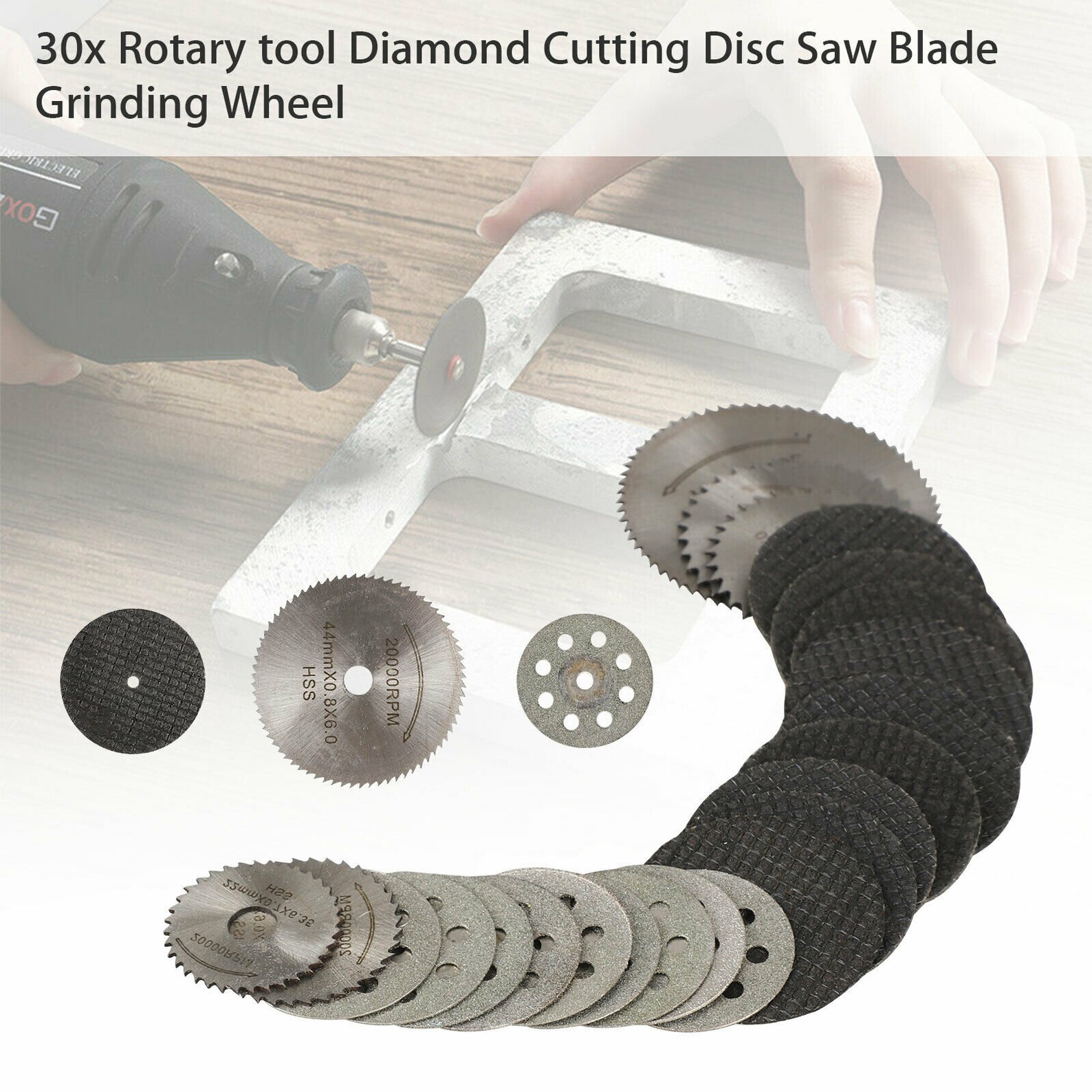 30 PCS Dremel Drill Cutting Wheel Set Rotary Tool Accessories Etsy