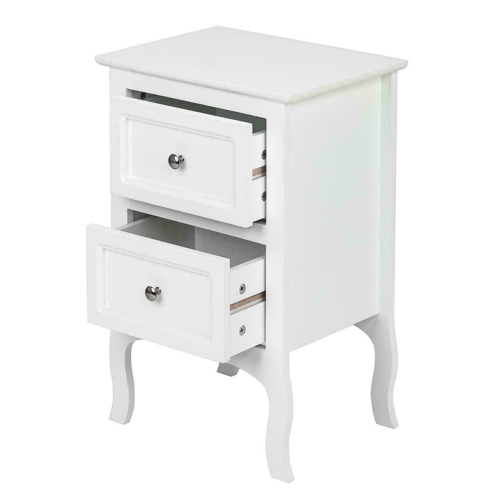 2 Drawer Night Table Nightstand White Night Table Bedside Etsy