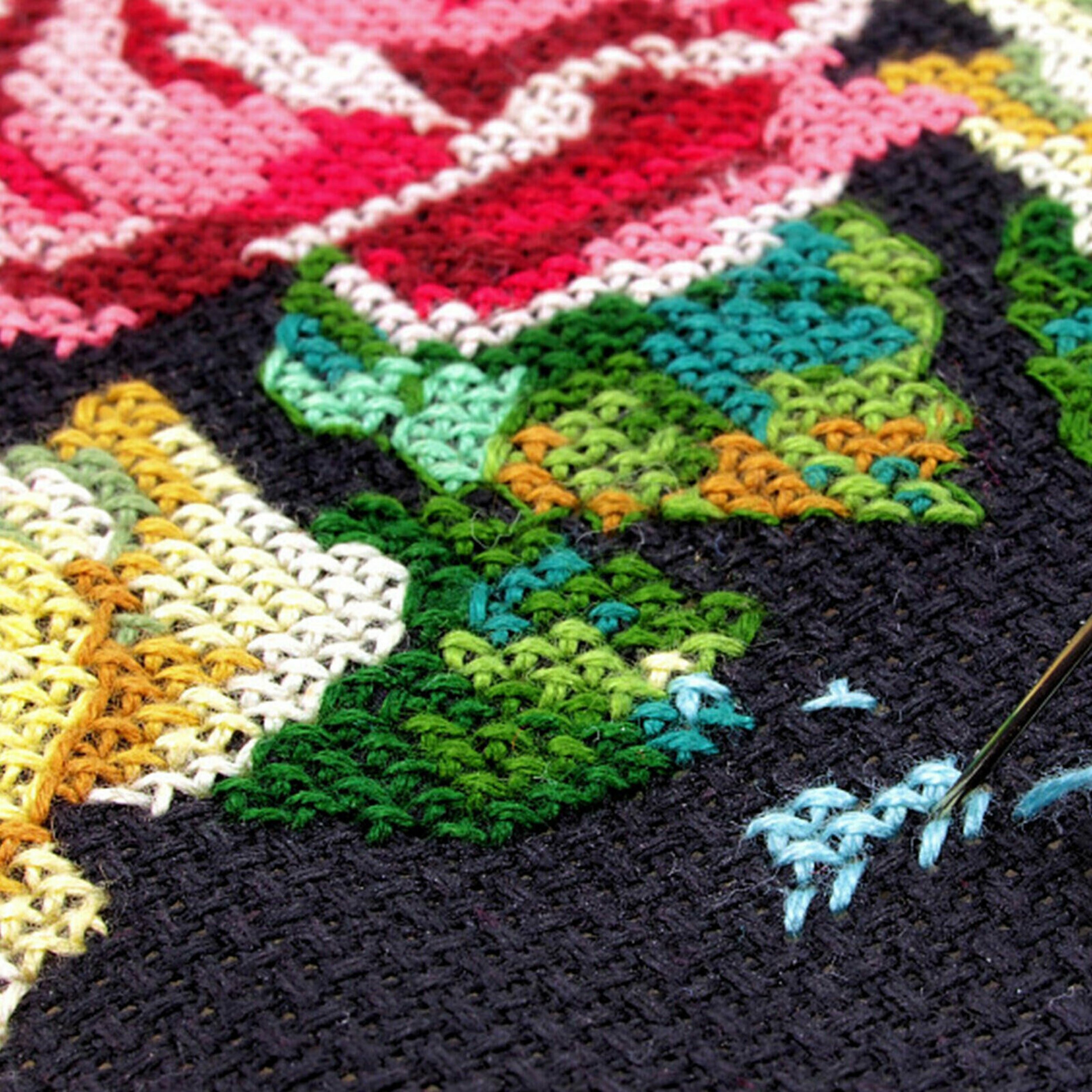 Multicolor Cross Stitch Floss. Cotton Cross Stitch Embroidery Etsy