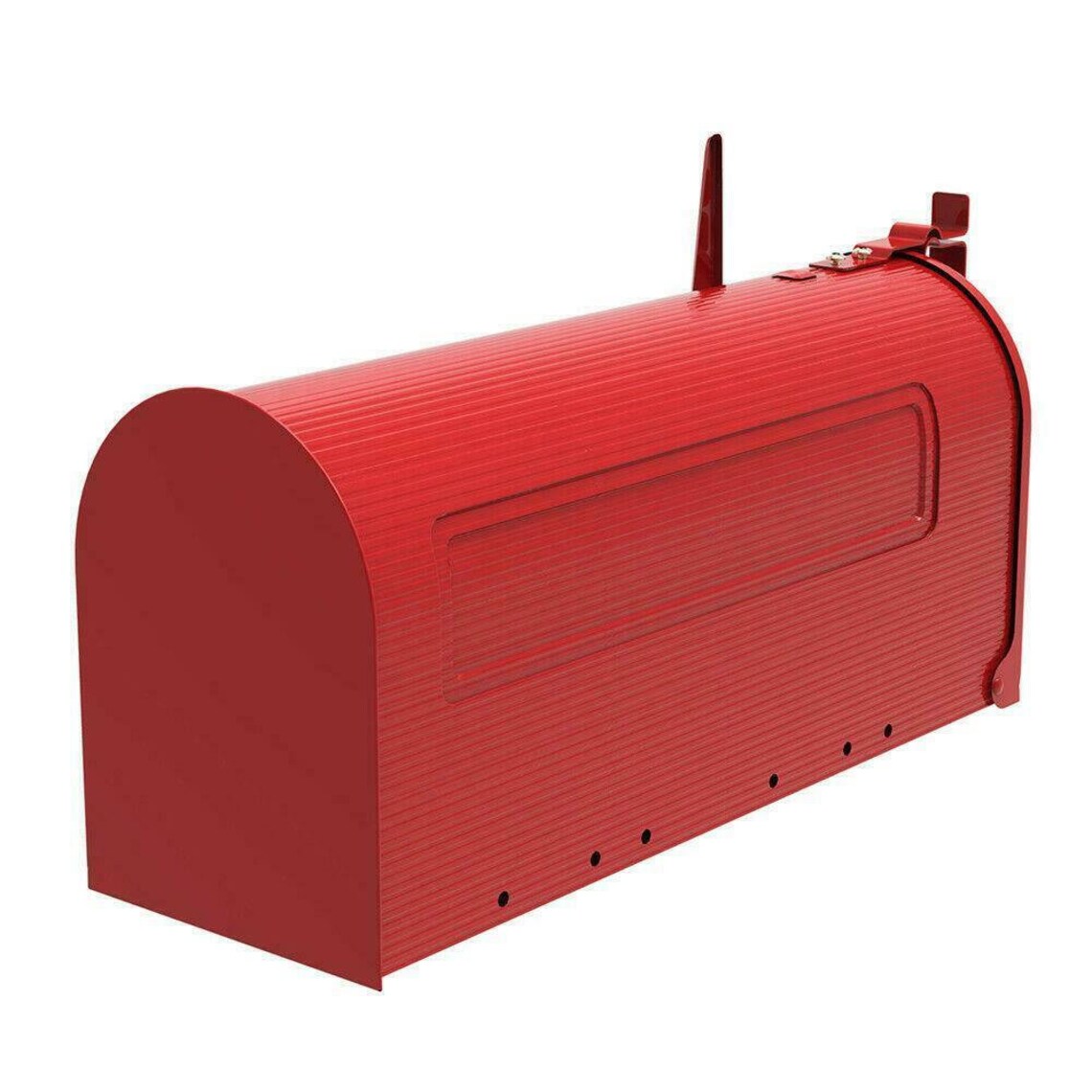 Durable Iron Large Mailbox Red Mailbox Rural Mailbox Etsy