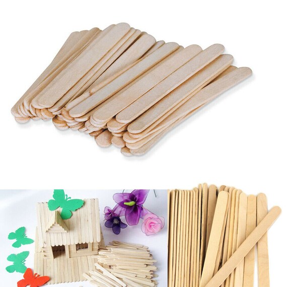 Wooden Sticks For Ice Cream 200pcs Ice Cream Sticks Made of Etsy