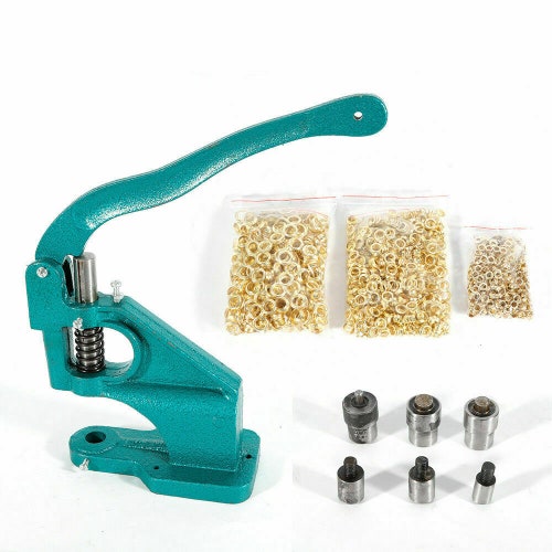 Universal Hand Press Grommet Machine 3 Die 0 2 4&1500 Etsy