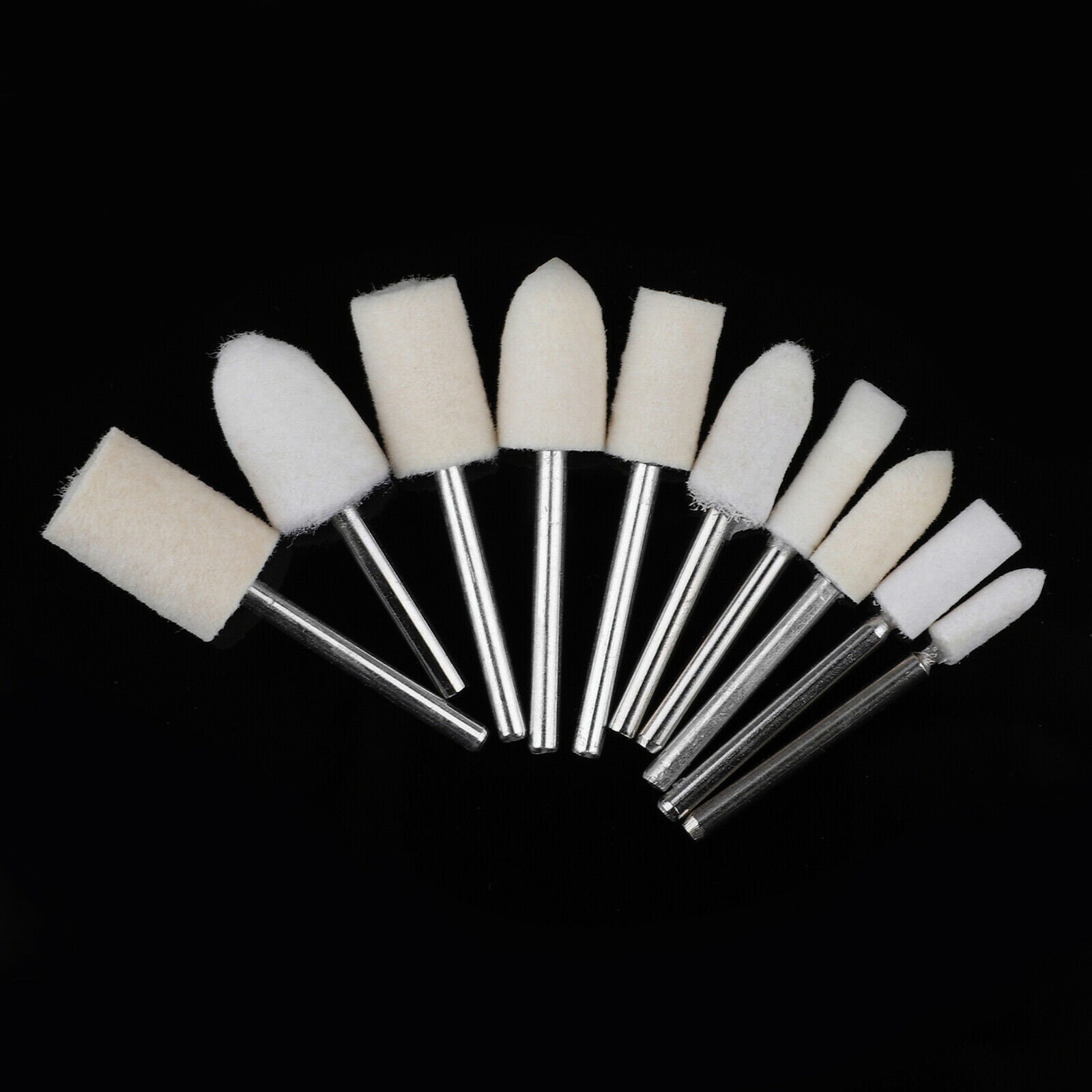 Felt Polishing Buffing Pads. Wheel Wool Plastic Dremel Rotary Etsy