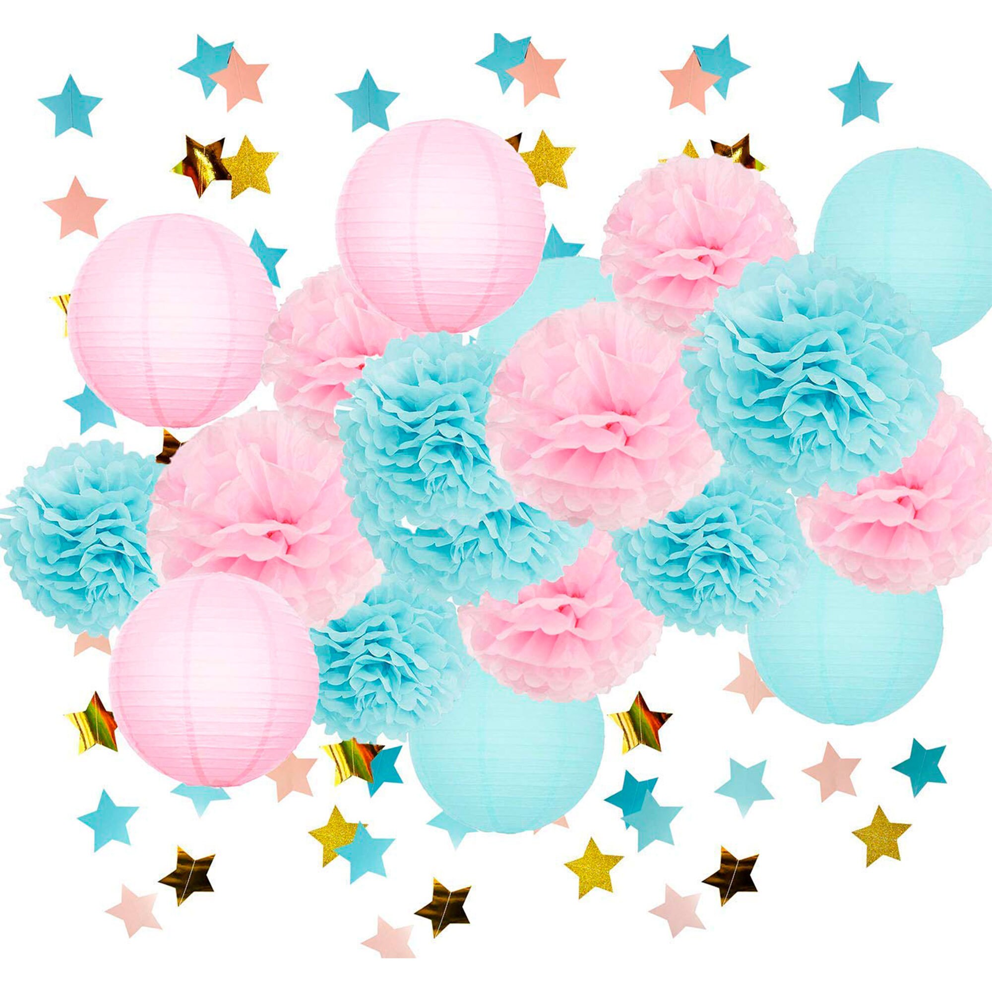 20pcs Gender Reveal Party Supplies Baby Shower Decorations Etsy