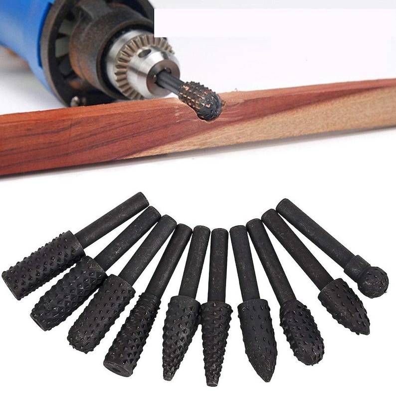20pcs Steel Drill Bits Woodworking Gifts Grinding Wheel Wood Etsy