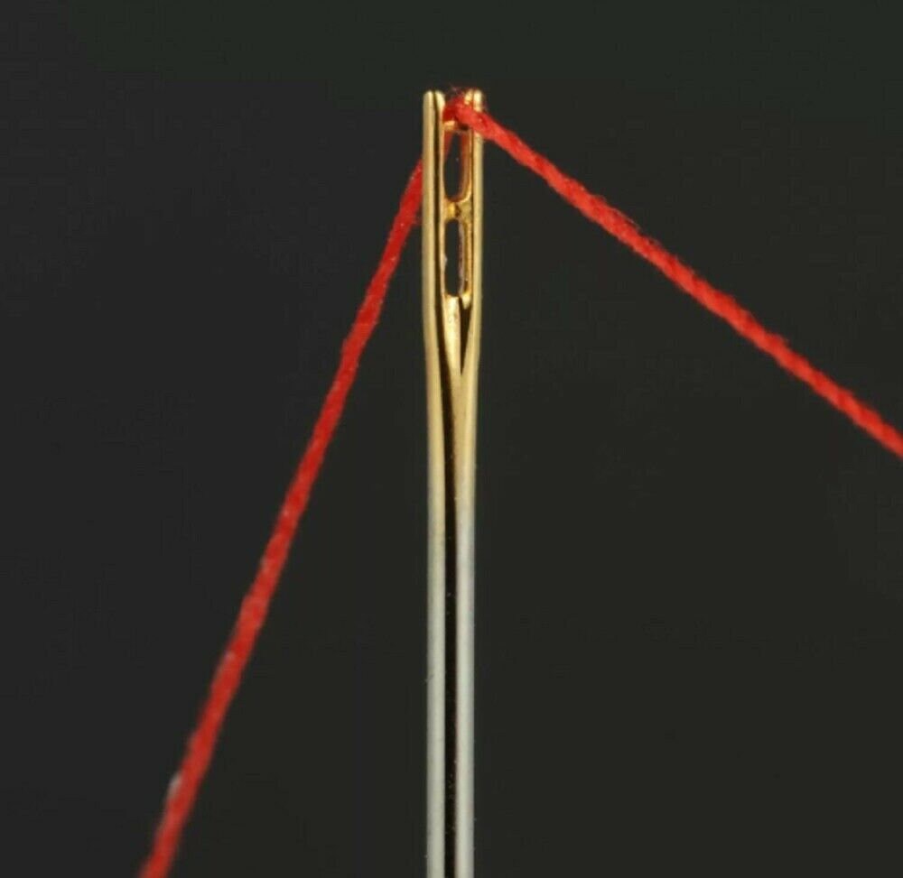 24 Pcs Selfthreading Sewing Needle Set Wooden Sewing Needle Etsy