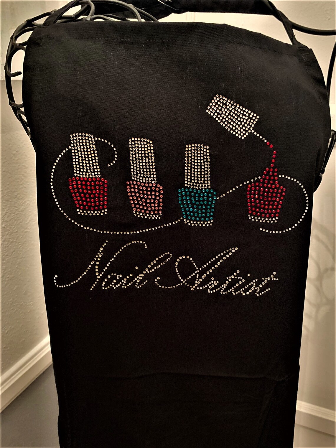 Nail Artist Apron/salon/apron With Pockets/nail Etsy