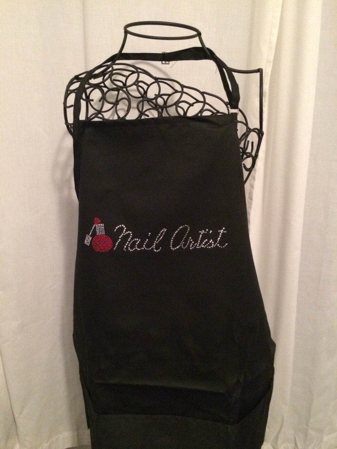 Nail Artist Apron Salon Apron With Pockets Unisex Apron Etsy