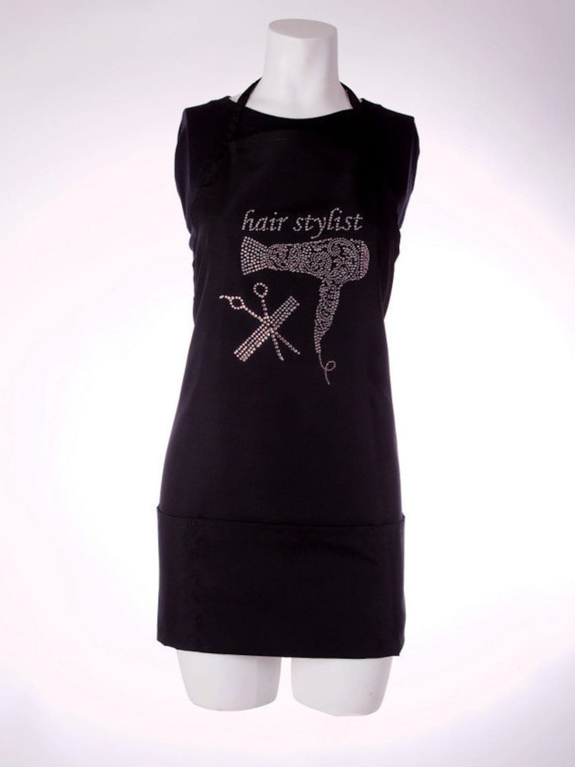 Hair Stylist Apron Black Apron Salon Apron Beautician Etsy