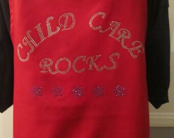 Child Care Apron, School Apron, Teacher Apron, Apron, Child Care Center, Preschool, Apron with Pockets, Early Education, Child Development