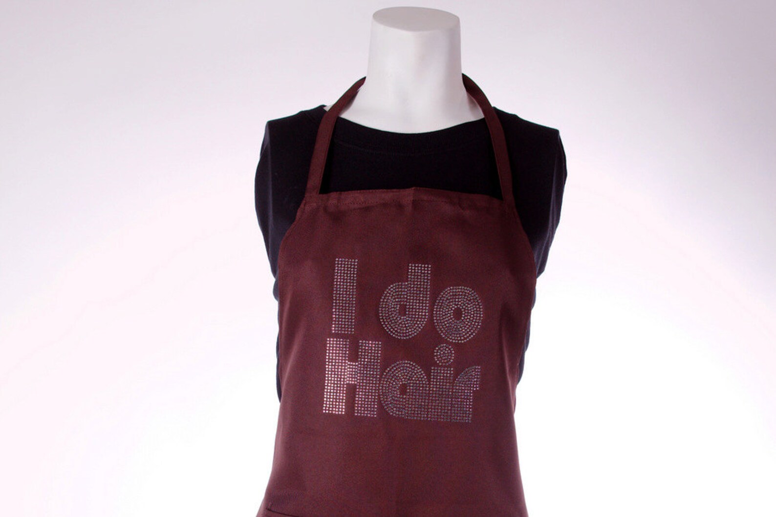 Salon Apron, Hairstylist, Cosmetology, Apron, Rhinestone Apron, Barber