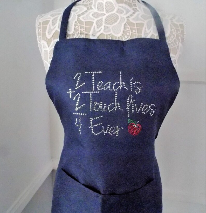 Teacher Apron Preschool Apron Aprons Custom Aprons School Etsy