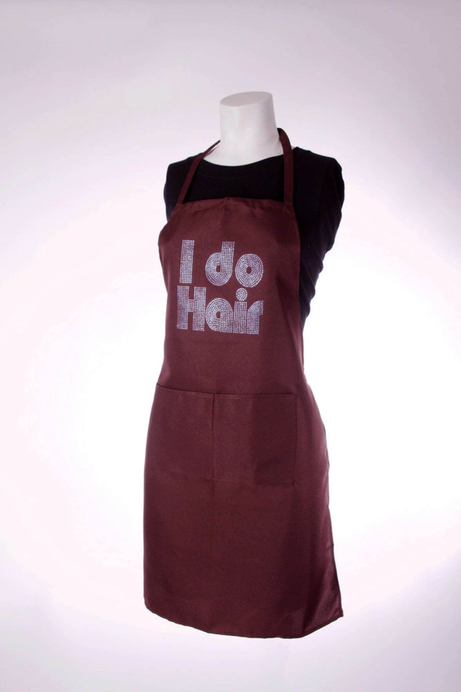 Salon Apron, Hairstylist, Cosmetology, Apron, Rhinestone Apron, Barber