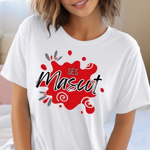 Personalized School Mascot T-shirt, Customizable Elementary, Middle, High School Mascot Shirt, School Spirit tee, Sports Mom Teacher shirt