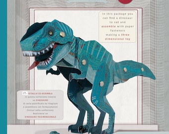 SES Creative 14291 - Set Costruzioni Dinosauri T-Rex E Triceratopo Con Cacciavite, 55 Pezzi, Per Bambini Dai 5 Anni