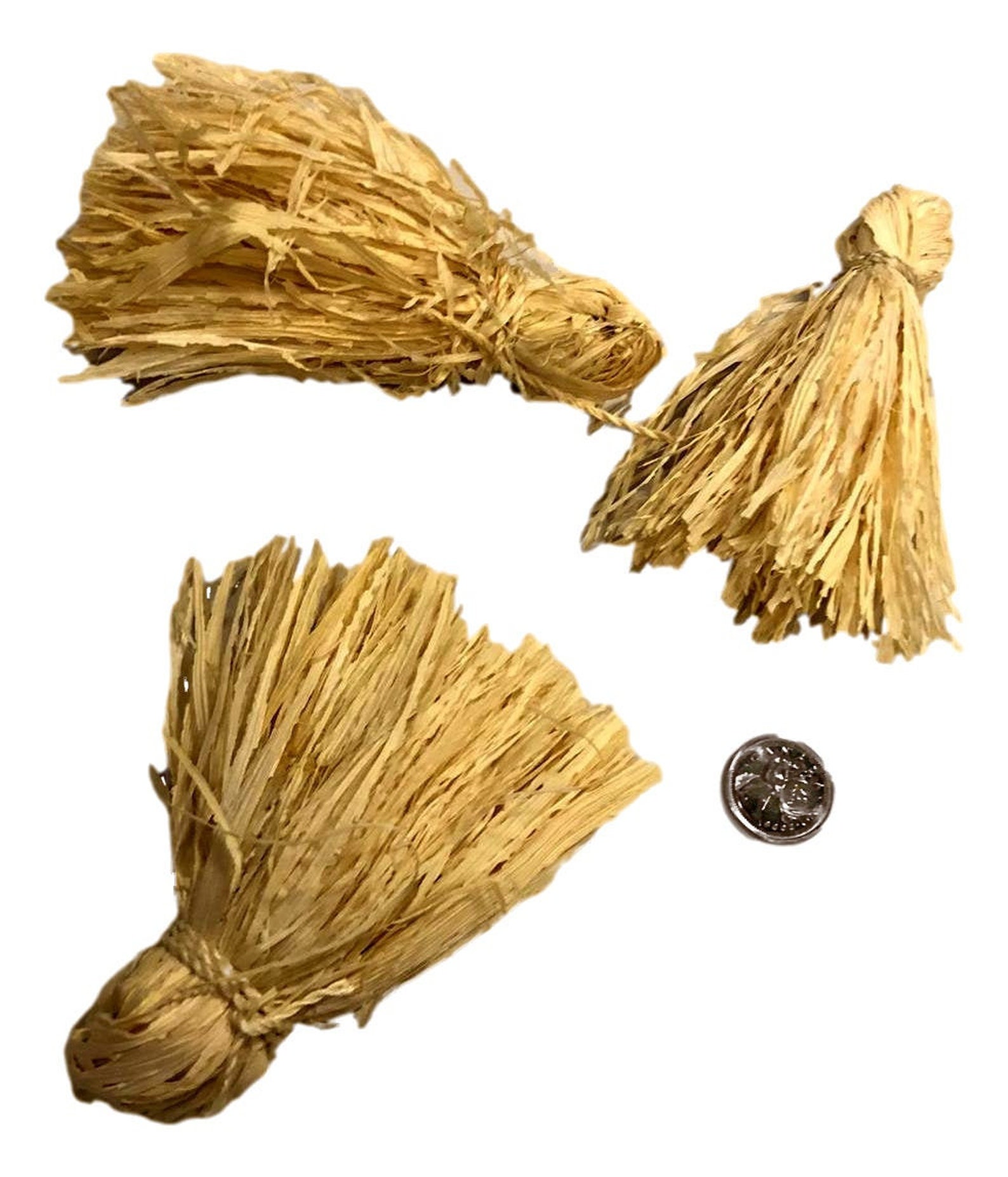 6pc Hunky Corn Tassels Natural Etsy