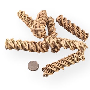 Vine Twists - Natural- 3.5&quot; - 24pc- Bird Toy Parts & Small Animal Chews