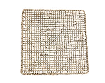 Braided Seagrass Mat - Humongously Large - 24&quot; x 24&quot;
