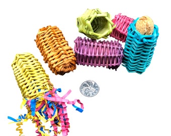 Vine Stuff-Its - 2" x 1" - Coloured - 24pc - Bird Toy Parts & Small Animal Chews