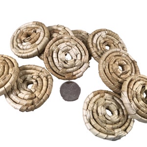 Palm Twoonies - 1.5&quot; - 50pc - Bird Toy Parts & Small Animal Chews