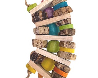 Not Always as Straight as It Seems - Medium Handmade Bird Toy