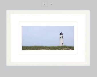 Great Point Lighthouse - Nantucket Fine Art Framed Photograph