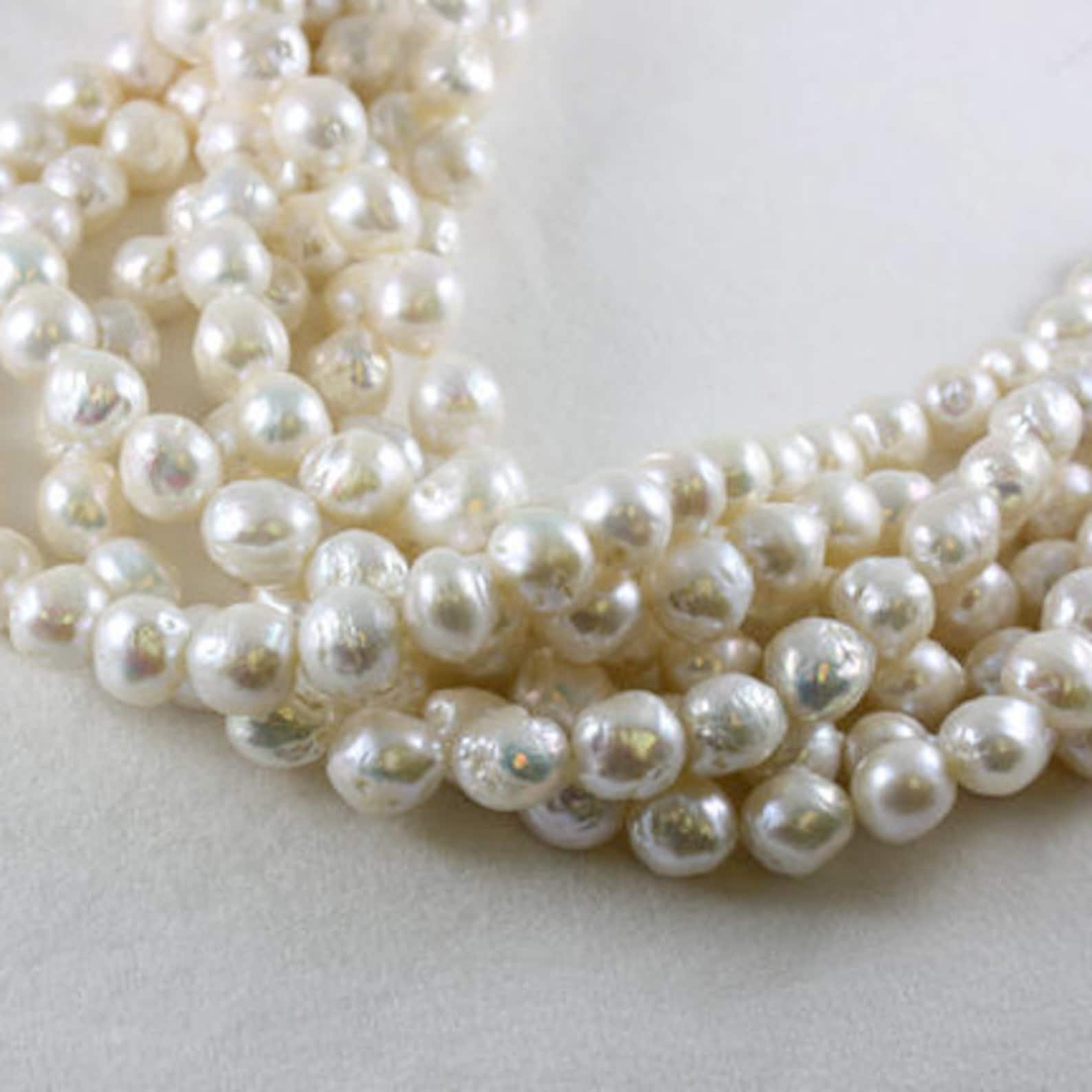 Freshwater Baroque Pearls Kasumiga Type Ripple Pearl Etsy