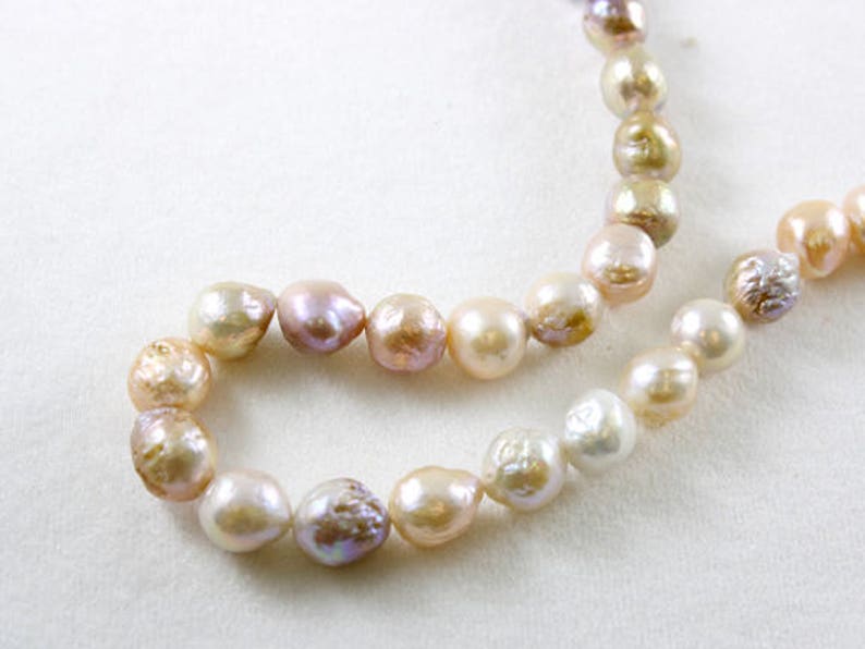 Freshwater Baroque Pearls Kasumiga Type Ripple Pearl Etsy