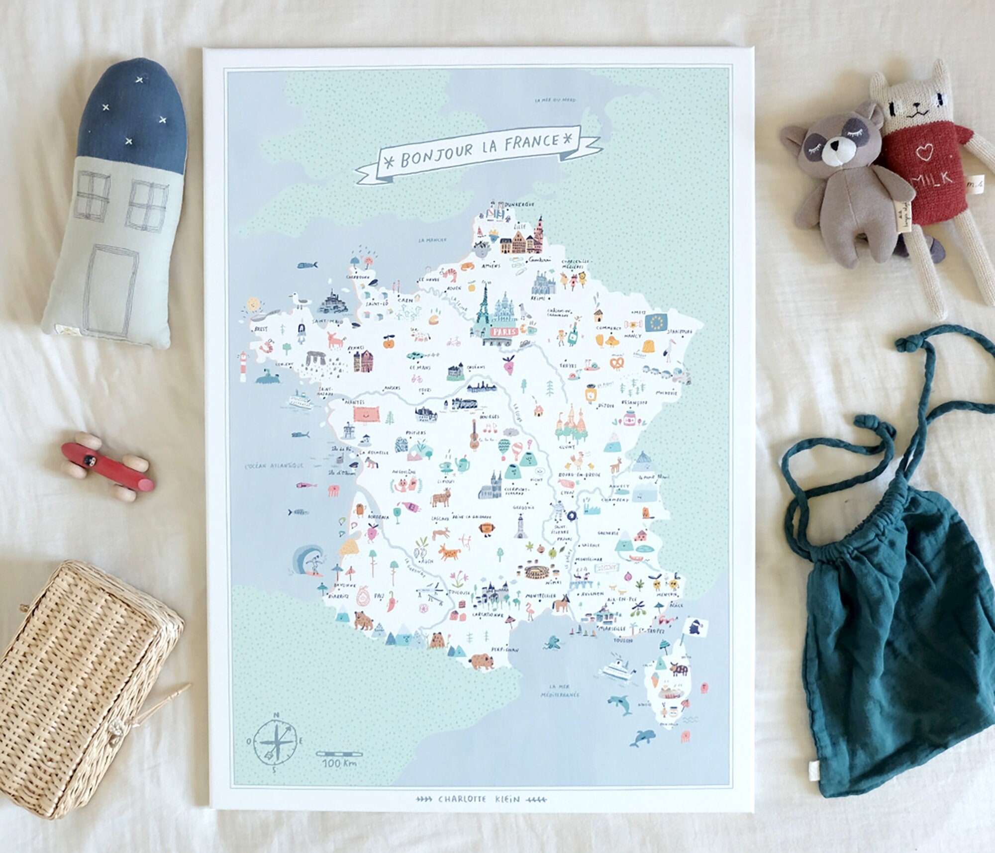 Affiche Bonjour La France