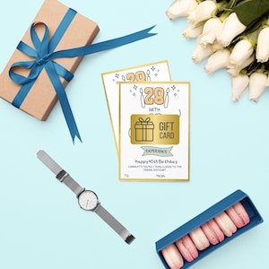 Funny 40th Birthday Gift Card Holder, Quirky Design for Gift Cards, Ideal for Comedy Lovers and Birthday Celebrations