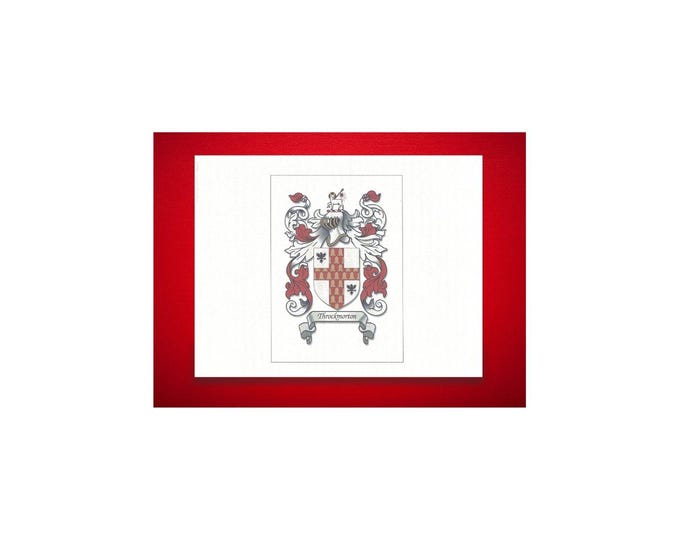 Family Coat of Arms Gift, Beautifully Illustrated Heritage Art Print for Genealogy Lovers, Ideal for Special Occasions, Digital Download