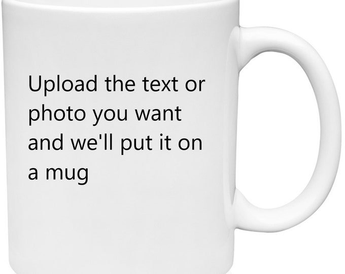 Design Your Own Ceramic Coffee Mug, Customizable & Unique Coffee Cup for Personal Use, Perfect Personalized Gift for Any Occasion