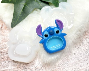 decoden Silicone Mold by ICHIGO MOLD ~ MICKEY bunny balloon resin mold heart,kawaii