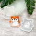 Fox Silicone Mold for Keychains Translucent Silicone UV & Epoxy Resin Belly Shaker Mold Kawaii Mold