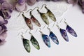 Choose Colour - Tiny Fairy Wing Earrings - Butterfly Cicada Earrings - Fairycore - Fairy Kei - Mori Kei - Pastel Goth - Renaissance Fair